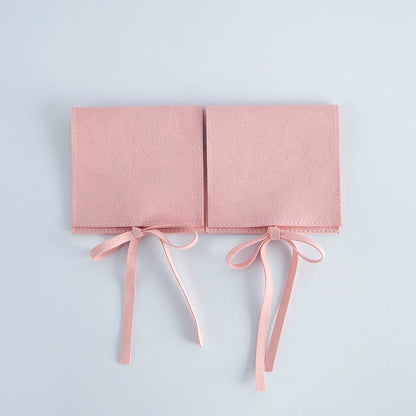 5PCS Microfiber Velvet Jewelry Gift Bags – Soft Pouches for Earrings, Necklaces, Wedding Favors, Christmas, Candy & Gift Packaging