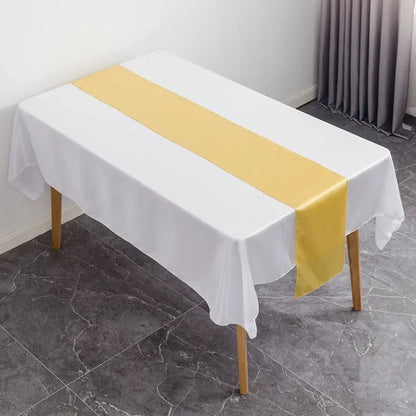 Luxury Satin Table Runner – Modern Elegant Pattern Table Decoration for Wedding, Birthday Party, Hotel, Banquet & Events