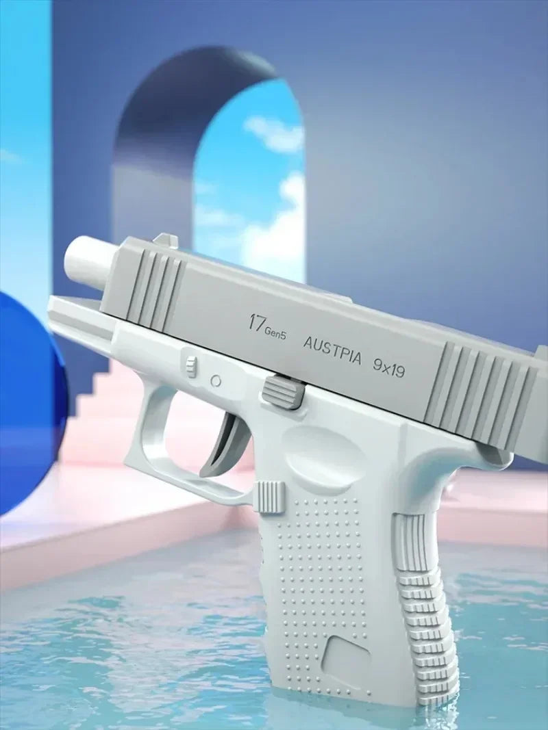 Pistola de agua eléctrica de alta presión – Pistola de agua Super Soaker recargable para juegos de verano al aire libre, piscinas infantiles y actividades acuáticas