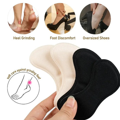 12PCS Heel Cushion Pads – Adhesive Anti-Wear Heel Protector Inserts for Shoes, Soft Foot Care Insoles for Comfort & Protection
