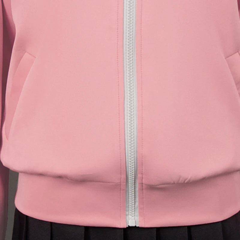 Bocchi the Rock! Cosplay Costume – Hitori Gotou / Ryou Yamada / Nijika Ijichi Pink School Uniform Set (Women’s Halloween Outfit)