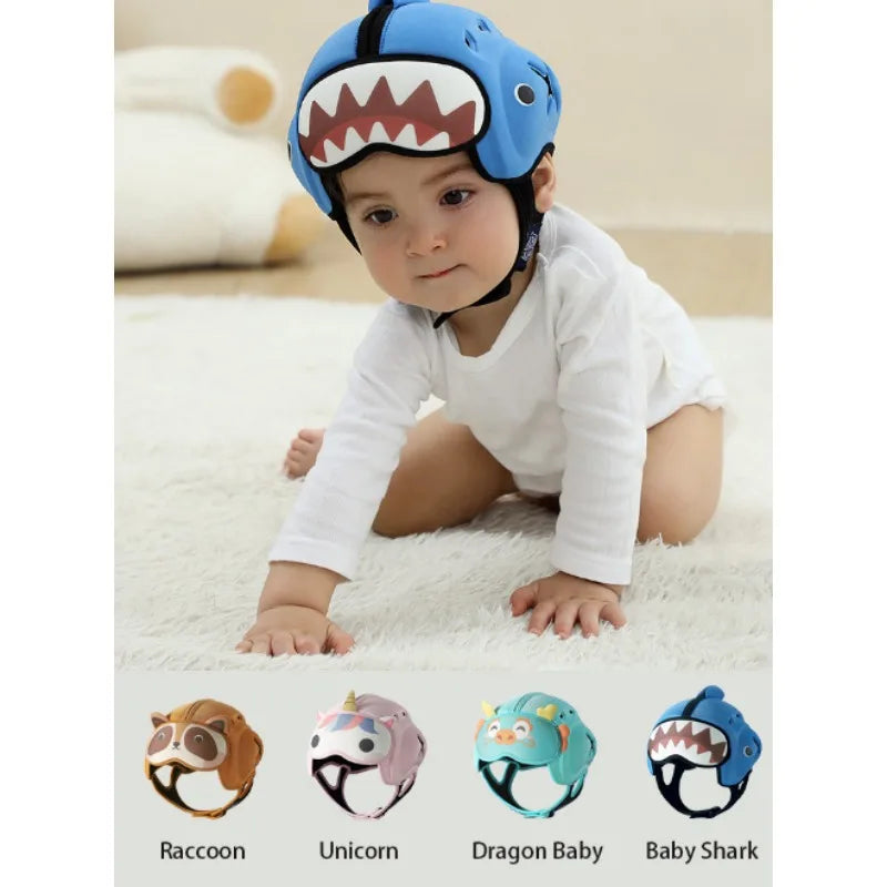 Baby Head Protection Helmet Soft Anti-Fall Safety Hat for Crawling & Walking Toddlers