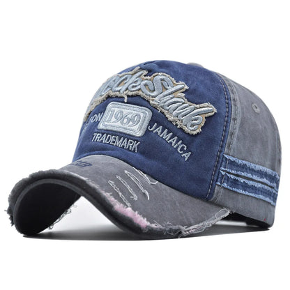 Washed Cotton 1969 Embroidered Baseball Cap – Vintage Unisex Snapback Hat for Women, Men & Teens, Casual Hip-Hop Dad Cap