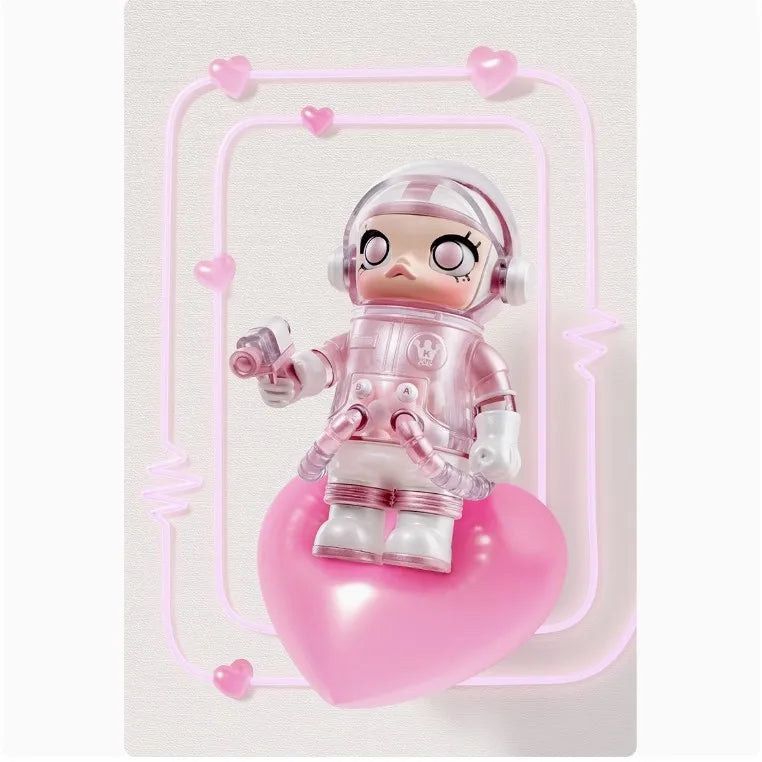 POP MART MEGA Space Molly 100% – Série 4e anniversaire – Boîte Mystère Figurines de Collection
