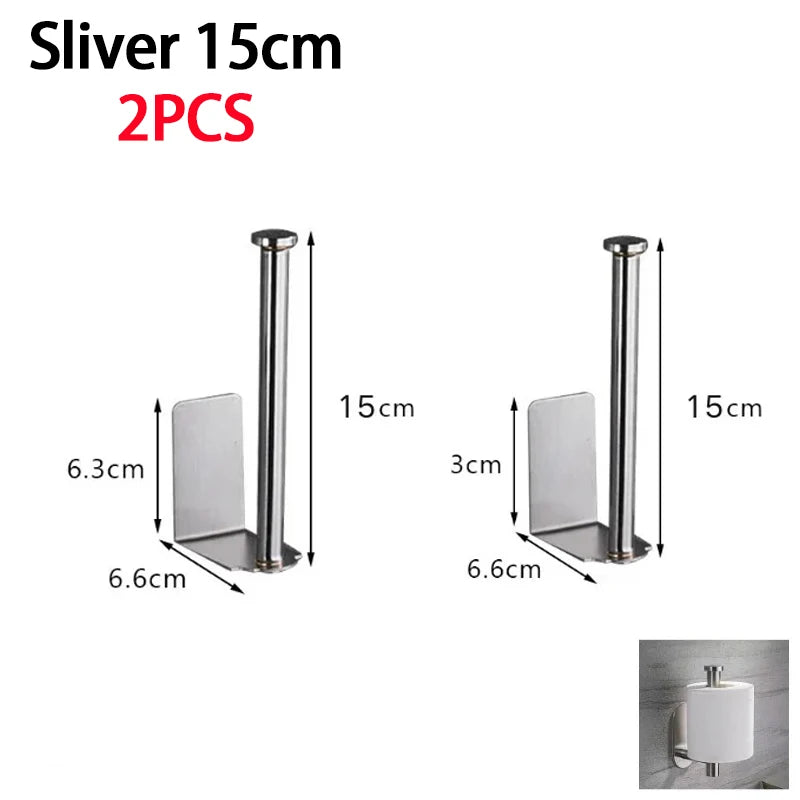Stainless Steel Under Sink Organizer – Kitchen Towel Holder & Paper Towel Storage Rack