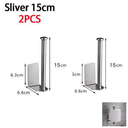 Stainless Steel Under Sink Organizer – Kitchen Towel Holder & Paper Towel Storage Rack