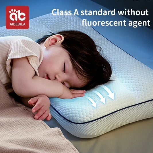 AIBEDILA Almohada ortopédica para cuello de bebé – Suave almohada de viaje para la cabeza del recién nacido para bebés, guardería y ropa de cama