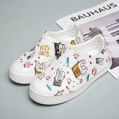 Zuecos de jardín para niños Sandalias de verano transpirables antideslizantes Zapatos de playa para niños y niñas