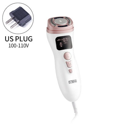 Mini HIFU Facial Lifting Device – Ultrasonic RF EMS Skin Tightening & Anti-Wrinkle Massager for Home Use