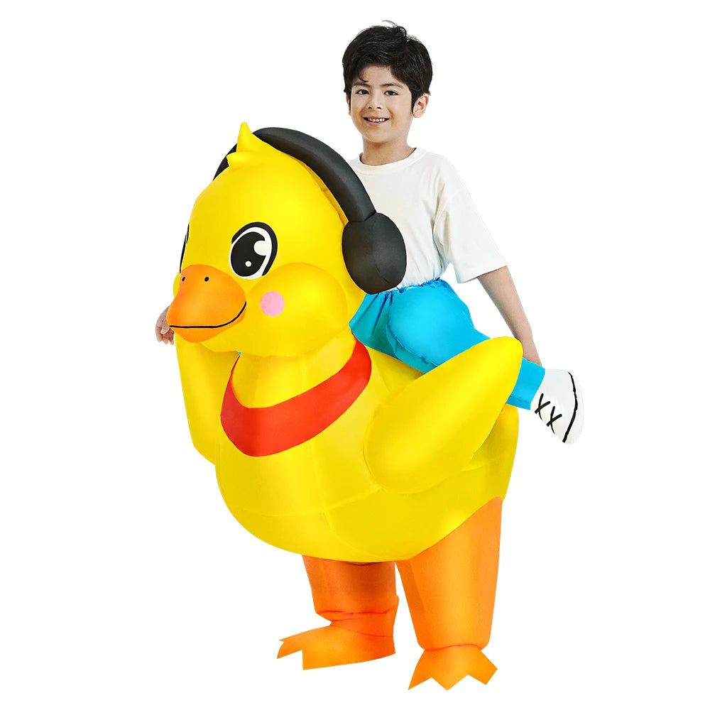 Kids’ Dinosaur Inflatable Costume – Fun Cosplay Party Outfit for Boys & Girls, Halloween, Christmas, Purim & Dress-Up Events