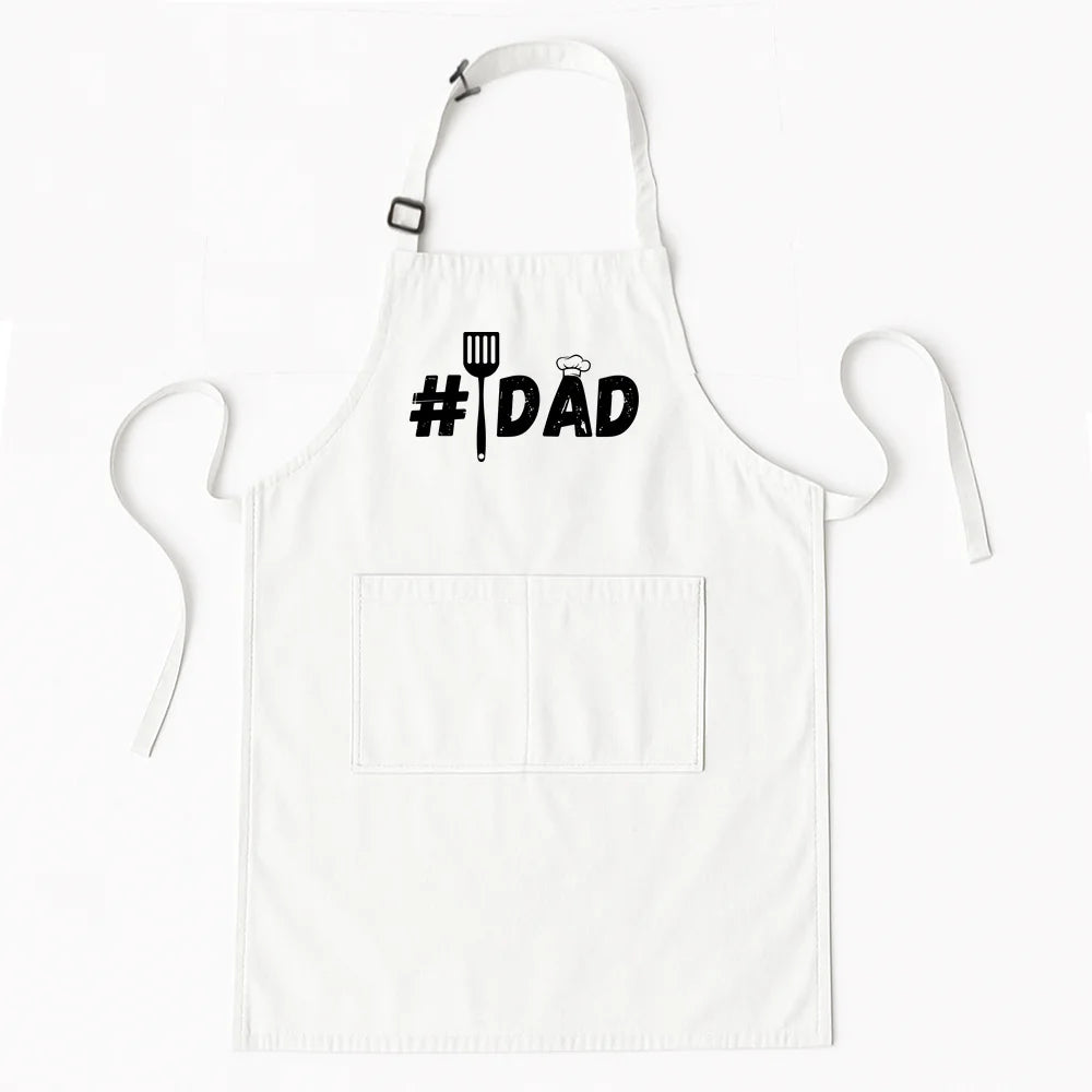 Best Dad Ever Apron – Father’s Day Cooking Gift for Daddy with Pockets, Kitchen Chef Apron AP-002
