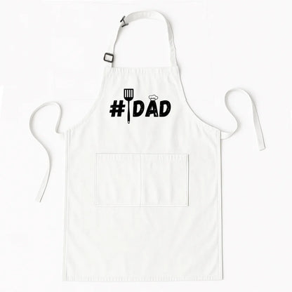 Best Dad Ever Apron – Father’s Day Cooking Gift for Daddy with Pockets, Kitchen Chef Apron AP-002