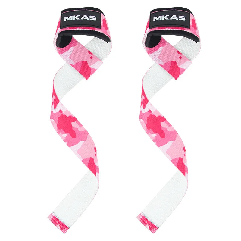 1Pair Non-Slip Weightlifting Straps – Gym Wrist Wraps for Dumbbell Training, CrossFit, Strength Workouts & Fitness Exercise Support
