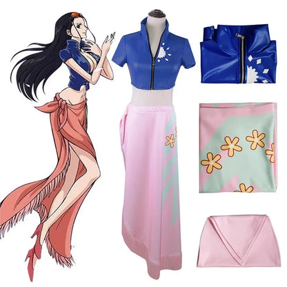 Nico Robin Cosplay Costume (2026) – Anime Dress Outfit Full Set for Girls (Halloween/Carnival Party Costume)