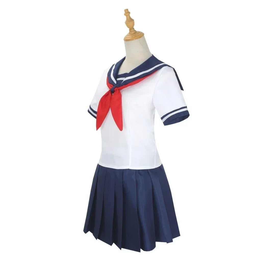 Anime School Style Cosplay Costume Set – JK-Inspired Uniform Outfit for Women, Synthetic Roleplay Costume for Halloween, Party & Convention Wear
