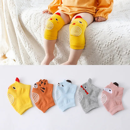 Rodilleras Antideslizantes para Bebés – Protectores de Algodón para Gatear de 0 a 3 Años, Mangas Acolchadas para Codos de Recién Nacidos, Rodilleras para Niños y Niñas, Accesorios Suaves de Protección para Gatear