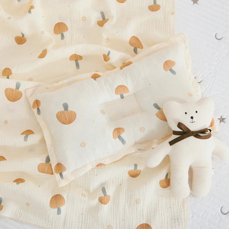 Summer Baby Muslin Blanket – Soft Newborn Swaddle Wrap Receiving Blanket for Infant Crib & Sleeping