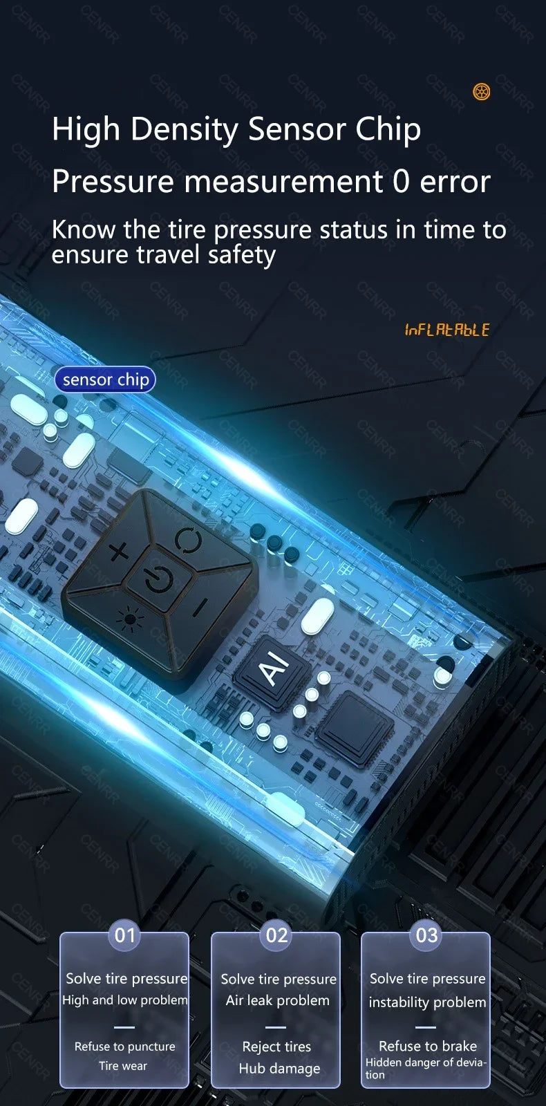 Compresor de aire inalámbrico portátil para inflar neumáticos – Bomba de aire eléctrica digital LCD para coches, motocicletas, bicicletas y balones deportivos