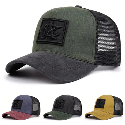 2026 Breathable Mesh Baseball Cap – CA Embroidered Unisex Hat with Sunshade Design for Daily Wear, Hip-Hop & Skateboarding