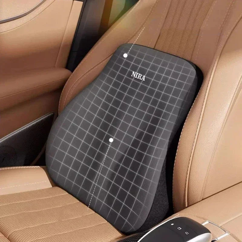 Ensemble coussin appui-tête et support lombaire en mousse à mémoire de forme pour voiture – Oreiller universel cou et dos pour un confort de conduite
