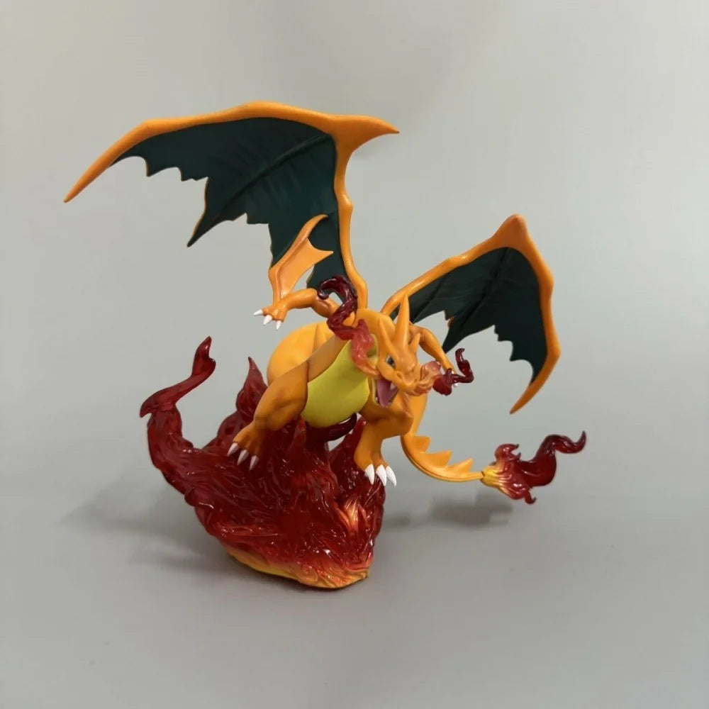 Mega Charizard X Pokémon Action Figure – PVC Collectible Display Statue for Anime Fans, Desk Décor & Gift Collection