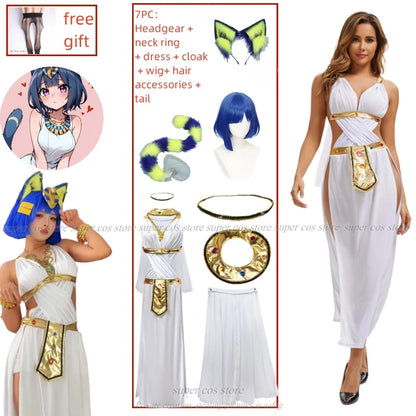 Ankha Egyptian Queen Cosplay Dress for Women – Animal Crossing Costume