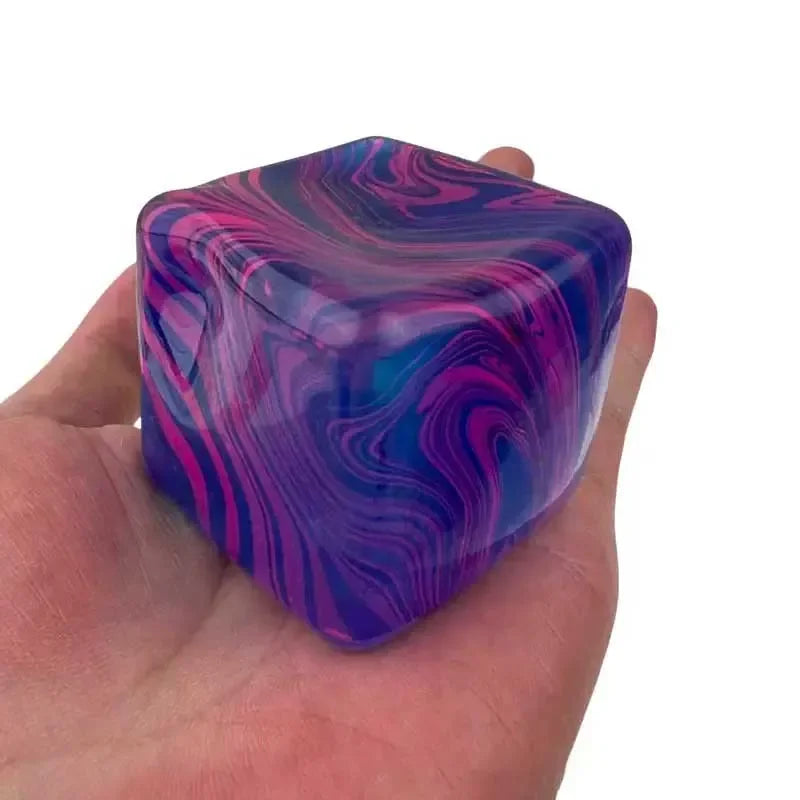 Needoh Soft Glutinous Sensory Stress-Relief Toy Cube – Gel Filled Stretchable Soft Ice Cube, Slow Rebound Fidget Toy (Blind Box Style)