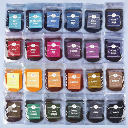 10 g de teinture textile en poudre – Teinture multi-usage pour coton, nylon, tie-dye et restauration de vêtements