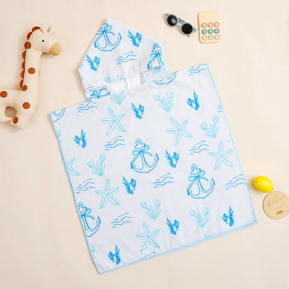 Happyflute Baby Hooded Towel – Ultra Soft Microfiber Quick Dry Bath Towel for Infants, Toddlers & Kids