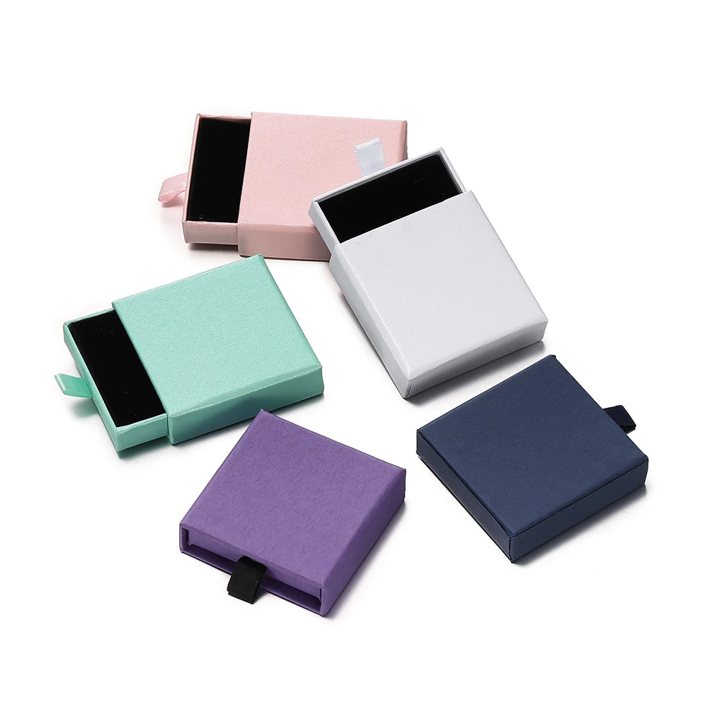 Caja de Regalo Creativa con Cajón para Joyas – Anillos, Collares, Pendientes y Pulseras – Estuche de Lujo para Exhibición y Empaque de Joyería