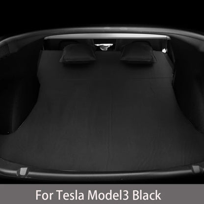Matelas pneumatique gonflable pour Tesla Model 3 et Model Y (2017–2026) – Lit de voyage en daim pour le camping, les road trips et les aventures en plein air