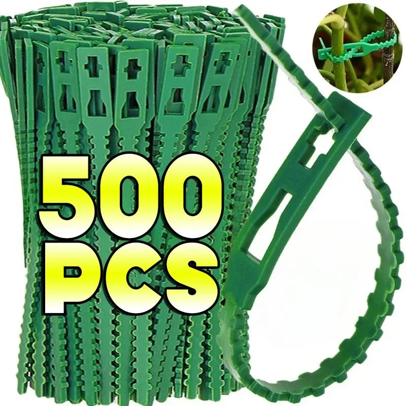 Reusable Garden Cable Ties – Adjustable Nylon Plant Support Straps for Vines, Trees, Shrubs, Gardening Fasteners, Cable Management & Outdoor Organization
