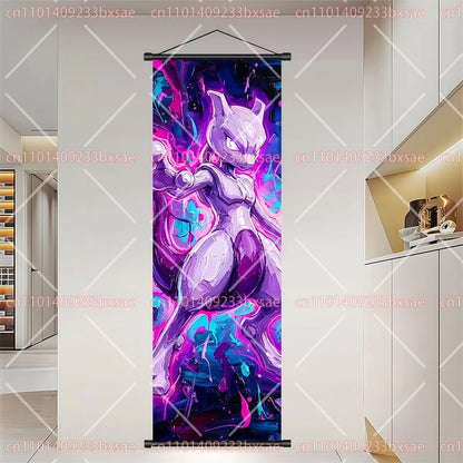 Póster HD de desplazamiento de pared de anime de Pokémon – Dragonite, Gengar, Pikachu, Charizard y legendarios