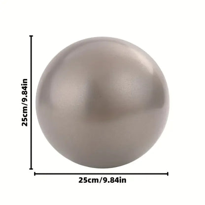 Pelota de Yoga Pilates de 25 cm – Mini balón de equilibrio para gimnasia, entrenamiento central, ejercicio en interiores y entrenamientos de terapia