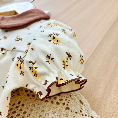 Pelele de verano para bebé recién nacido – Body de manga corta de algodón suave con estampado de dibujos animados para bebés y niñas (3-18 meses)