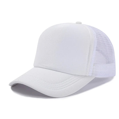 Gorra Trucker de Malla de 5 Paneles con Logotipo Personalizado – Gorra de Béisbol Ajustable para Hombres y Mujeres, Equipos Deportivos y Uso al Aire Libre en Verano