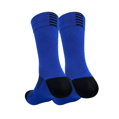 Professional Cycling Socks – Quick-Dry Long Tube Sports Socks for Men & Women