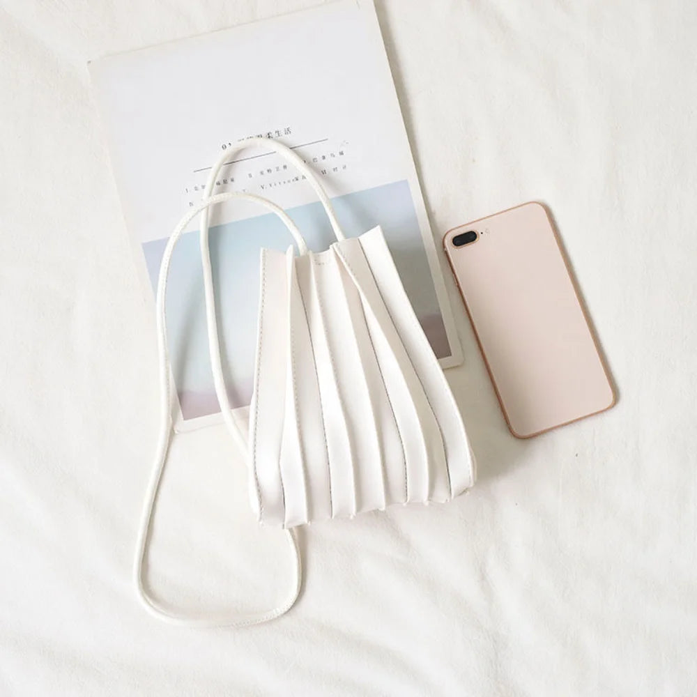 Soft PU Mini Crossbody Phone Bag for Women Lightweight Single Shoulder Mobile Phone Purse