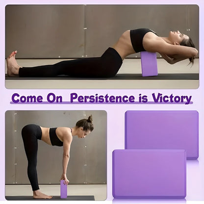 Yoga Foam Blocks – Pilates Training Bricks for Dance, Stretching, Body Shaping, Flexibility Exercises & Fitness Workouts