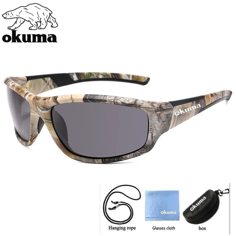 Aukuma Polarized Sports Sunglasses – Outdoor UV400 Eyewear for Cycling, Fishing, Driving, Camping & Other Sports Activities