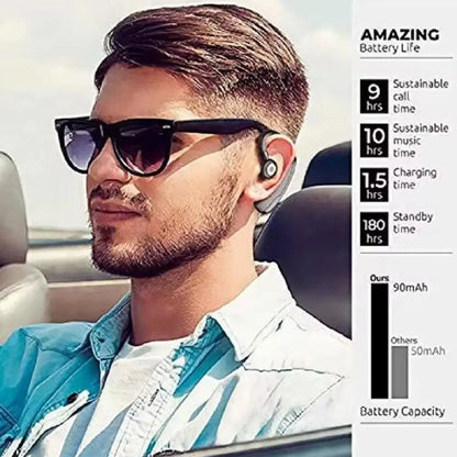 Casque Bluetooth sans fil – Écouteurs professionnels à réduction de bruit avec design ergonomique et longue autonomie