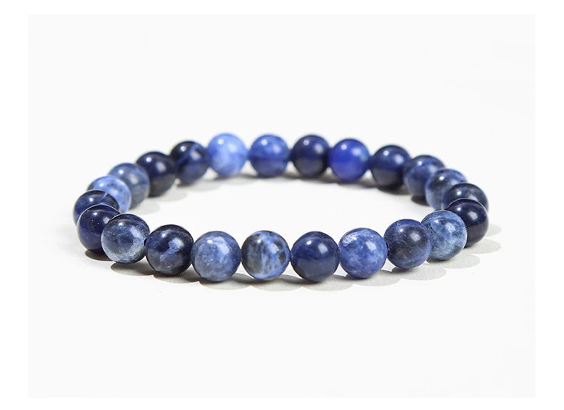Pulsera de Cuentas de Piedra Natural – Pulsera de Gemas de Amatista, Ojo de Tigre, Cuarzo Cristal y Ágata para Mujeres y Hombres, Regalo de Joyería de Energía Reiki