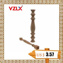 Appliques décoratives en bois moulé – Boiseries murales sculptées pour meubles, armoires, coins et décoration intérieure