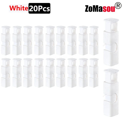 1/50PCS Reusable Food Sealing Clips – Spring Clamp Bag Clips for Bread, Snacks & Wrap Bags, Fresh-Keeping Kitchen Storage Organizer
