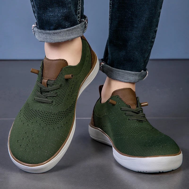 Chaussures de marche larges pour hommes – Baskets décontractées extra larges, chaussures confortables, légères et souples pour pieds larges