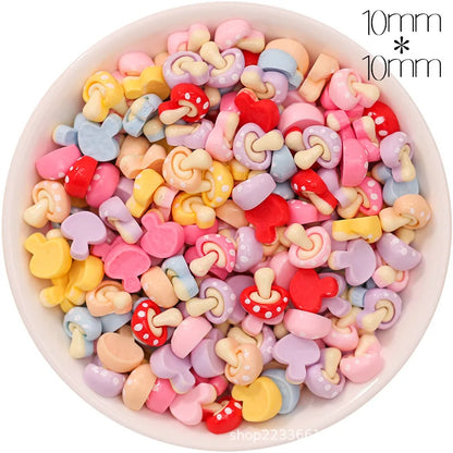 30/300pcs Mini Breloques en Résine Bonbon Fleur Amour – Mignons Accessoires de Bricolage pour Nail Art, Barrettes à Cheveux, Scrapbooking, Bijoux Faits Main et Projets Créatifs pour Enfants