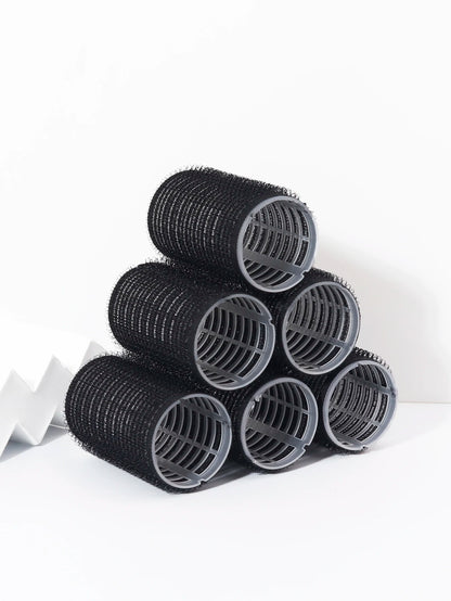 6PCS Heatless Hair Curler Set – Self-Gripping Roller Curlers for DIY Hair Styling, Reusable Hairdressing Tools for Natural Hair & Wigs