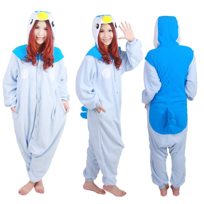 Pokémon Kigurumi Cosplay Onesie – Pikachu, Gengar Anime Jumpsuit for Men & Women (Halloween Party Outfit)