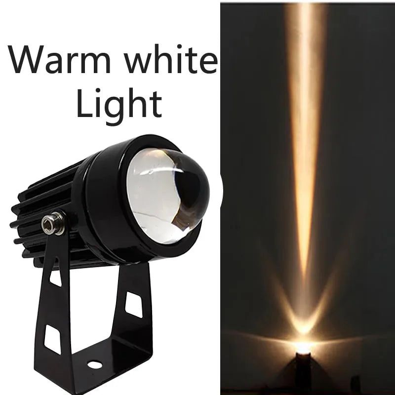 Outdoor LED Wall Spotlight 5W/9W/12W – RGB Waterproof Landscape Light with Remote Control, 110V/220V Home Garden Lighting