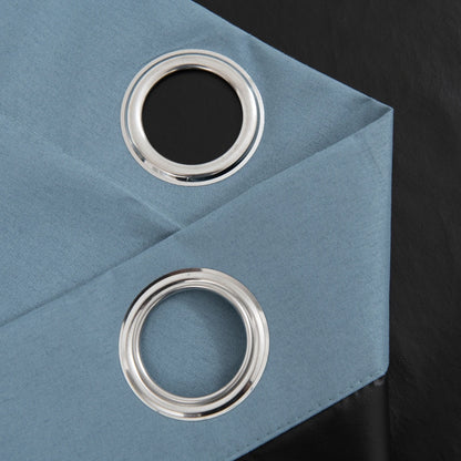 Paquete de 2 cortinas 100% opacas – Paneles de ventana térmicos con forro opaco